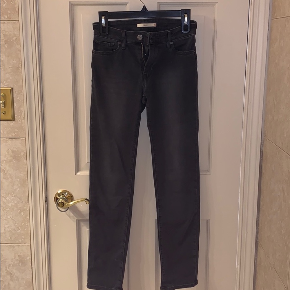 Levi’s Black Straight Leg Jeans size 26